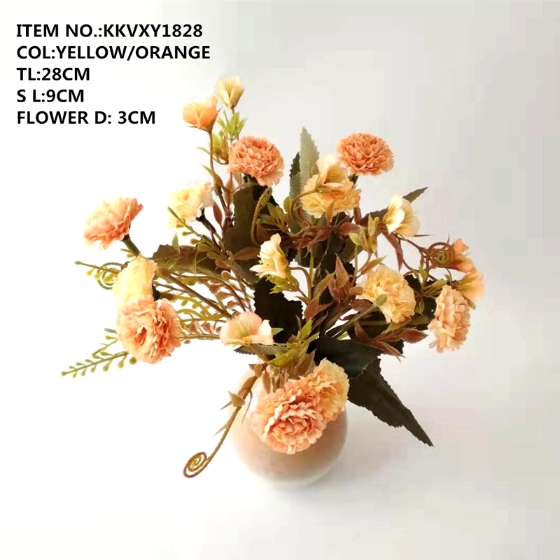 New High Quality Artificial Little  Carnation Flower Bouquet For Home Decoration